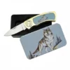 Wolves Folding Boline With Wolf In Tin