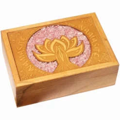 Box - Namaste Lotus With Rose Quartz