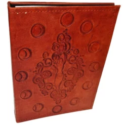 Moon Phase Goddess Leather Journal