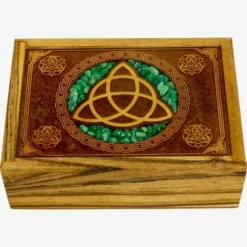 Box -Triquetra With Aventurine