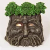 Greenman Incense Holder And Tealight