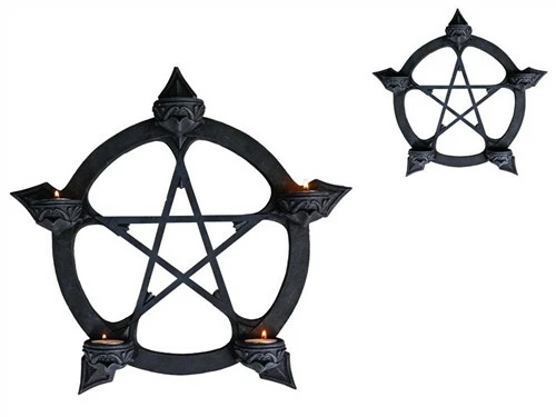 Pentagram Wall-hanging Tealight Holder 3 Pentagram Wall-hanging Tealight Holder - Image 3