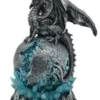 Dragon On Crystal Orb With Light