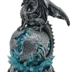 Dragon On Crystal Orb With Light