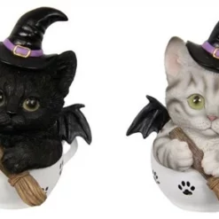 Cats Witch Cat Angels Pair