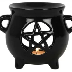 Pentagram Cauldron Oil Burner