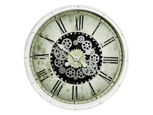 Steampunk Steampunk Clock White 1 Steampunk Steampunk Clock White