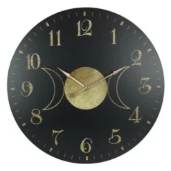 Clock With Triple Moon