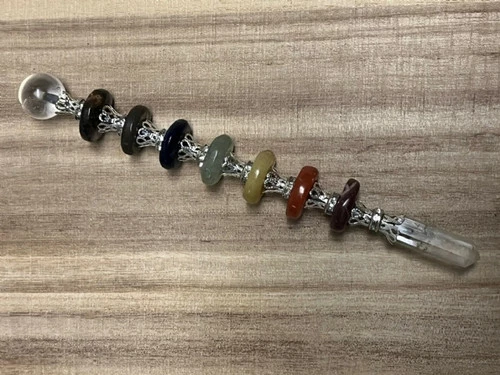 Chakra Disc Pyramid Wand 1 Chakra Disc Pyramid Wand