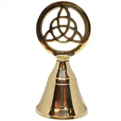 Triquetra Brass Altar Bell