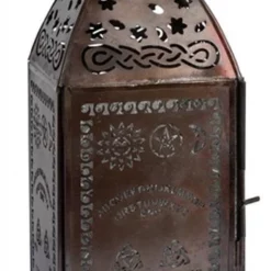 Iron Lantern With Spirit Board Design