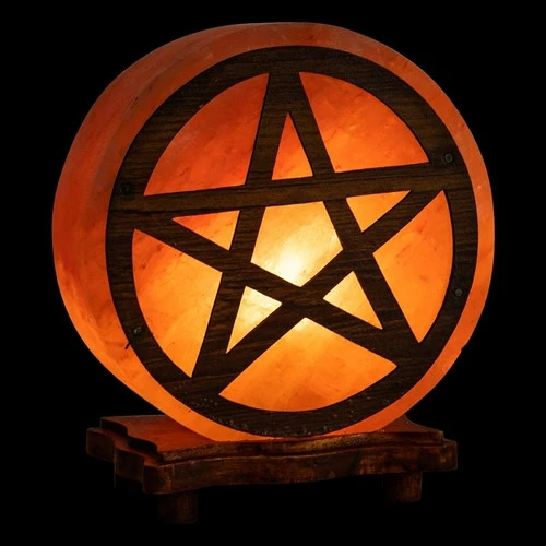 Magickal Designs Pentagram Salt Lamp 1 Magickal Designs Pentagram Salt Lamp