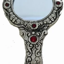 Silver Mini Hand Mirror