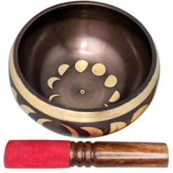 Singing Bowl With Moon Phases