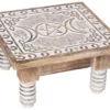 Triple Moon White Altar Table - Large
