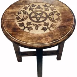 Tall Witchy Moon Altar Table