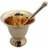 Medium Brass Mortar & Pestle Set