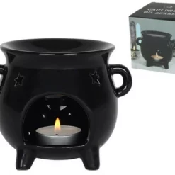 Witches Black Cauldron Oil Burner