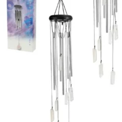 Windchime - Gemstone Clear Quartz Points