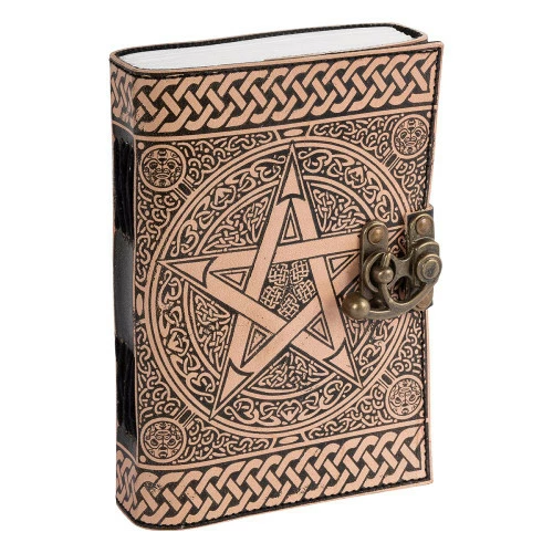 Magickal Designs Leather Pentacle Journal - Various 2 Magickal Designs Leather Pentacle Journal - Various - Image 2