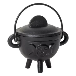 Triple Moon Cast Iron Cauldron - Small