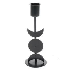 Tall Triple Moon Candle Holder
