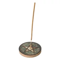 Wooden Incense Holder Triquetra