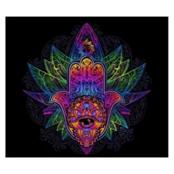 Peach Skin Tapestry - Neon Rainbow Hasma