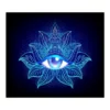 Peach Skin Tapestry - Lotus Evil Eye