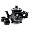 Witches Cauldron Teapot And Cup Set