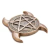 Incense Burner Pentagram Triple Moon