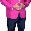 LifeSizeCutouts Dwayne Johnson In Pink Jacket 299 Celebrity Cutout