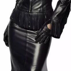 LifeSizeCutouts Halle Berry - Bond Girl - Black Leather 661 Celebrity Cutout