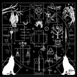 Altar Cloth - Card Readings And Signs