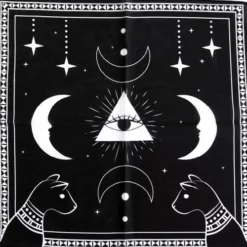 Altar Cloth - Eye Of Horus Moons