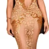 LifeSizeCutouts Nicki Minaj In Gold Dress 408 Celebrity Cutout