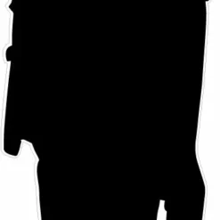 LifeSizeCutouts Soldier Silhouette Face Right 040 Cardboard Cutout